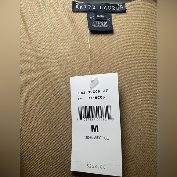 Ralph Lauren Black Label wrap top sz M - Picture 3 of 7